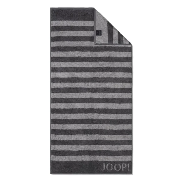 Budget ? JOOP! Classic Stripes Handtuch – 50×100 Cm – Anthrazit ? 1