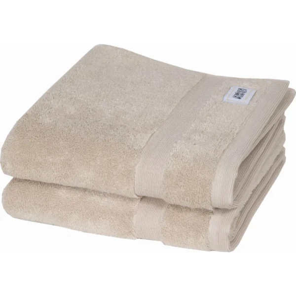 Aktion ? Schöner Wohnen SCHÖNER WOHNEN Cuddly Handtuch 2er-Pack – 2 X 50×100 Cm – Sand ? 1