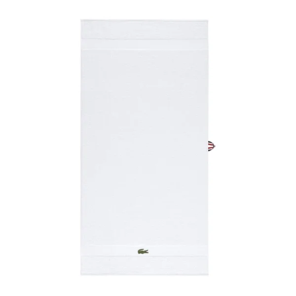 Bestes Angebot ✔️ Lacoste L CASUAL Bio-Handtuch – 55×100 Cm – Blanc ? 1