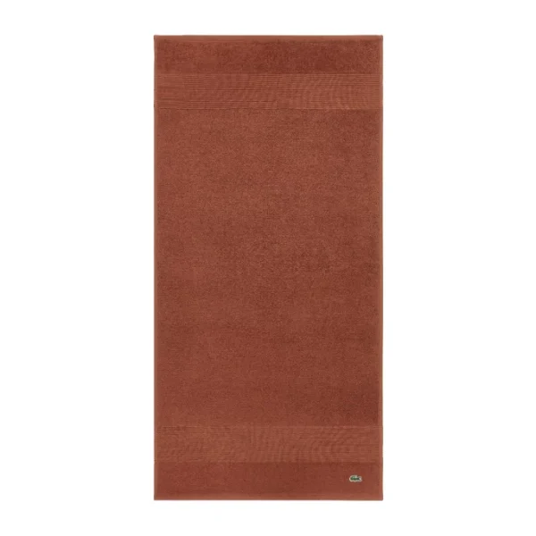 Am billigsten ⌛ Lacoste LECROCO Bio-Handtuch – 50×100 Cm – Terre Batue ❤️ 1