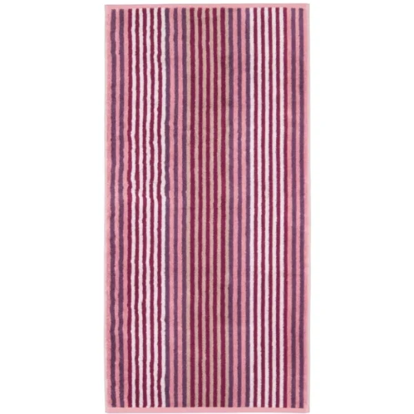 Schlussverkauf ⭐ Cawö Delight Streifen Handtuch – 50×100 Cm – Blush ? 1