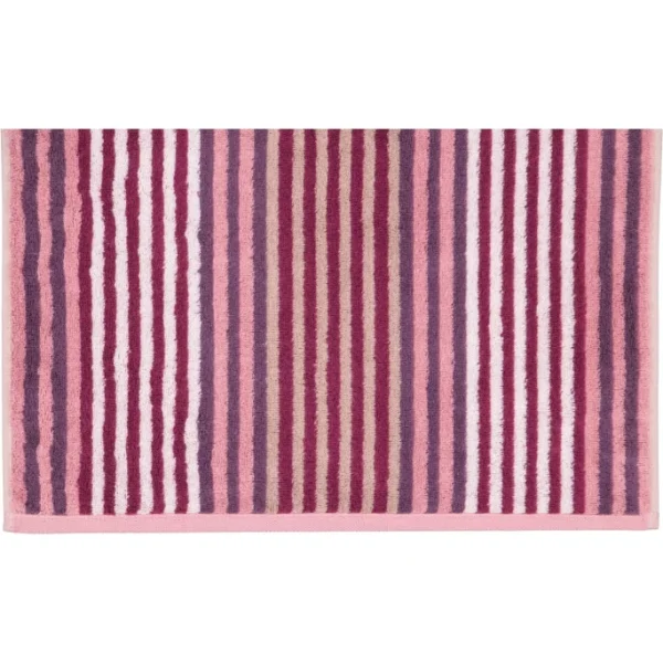 Schlussverkauf ⭐ Cawö Delight Streifen Handtuch – 50×100 Cm – Blush ? 4