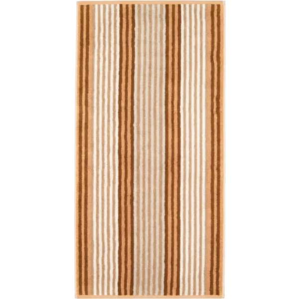 Billig ✔️ Cawö Delight Streifen Handtuch – 50×100 Cm – Caramel ? 1