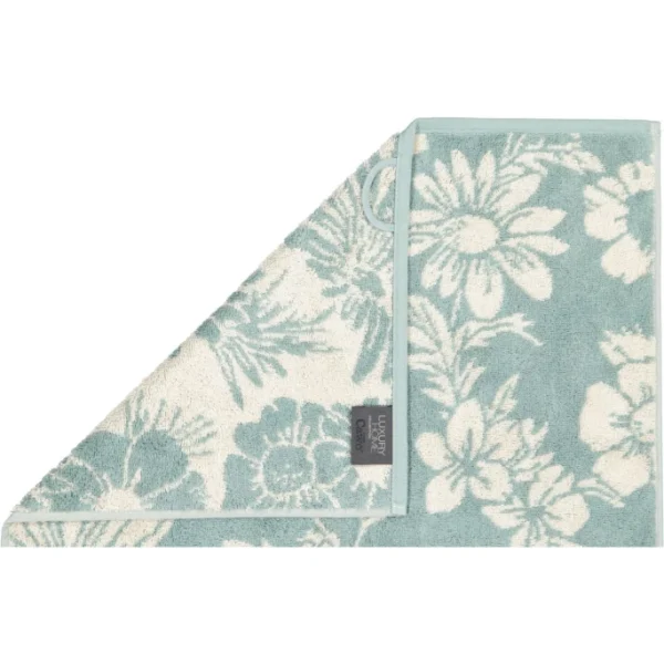 Coupon ⭐ Cawö Two-Tone Floral Handtuch – 50×100 Cm – Salbei ? 3