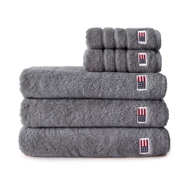 Budget ? LEXINGTON Original Towel Handtuch – 50×100 Cm – Dunkelgrau ? 1