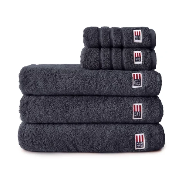 Brandneu ? LEXINGTON Original Towel Handtuch – 50×100 Cm – Anthrazit ? 1