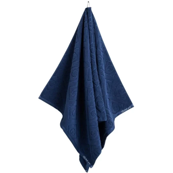 Coupon ? GANT ORGANIC G Bio-Handtuch – 50×100 Cm – Yankee Blue ⌛ 1